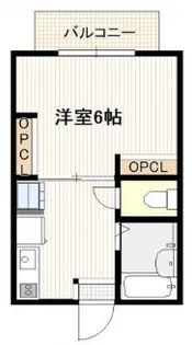 ボルサリーノ【1階】の間取り