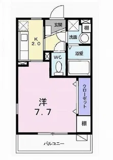 カーサ ブレッツァ【1階】の間取り