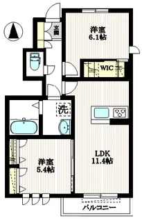 Feli・Sta【1階】の間取り