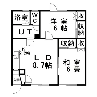 コーポ翠【2階】の間取り