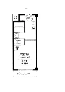 ピーノロッサ第7【1階】の間取り