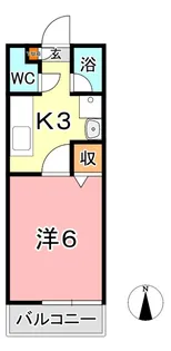 サンリットせのお【1階】の間取り