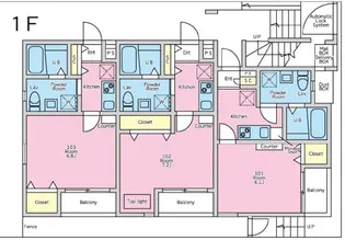 ルポーゼ【1階】の間取り