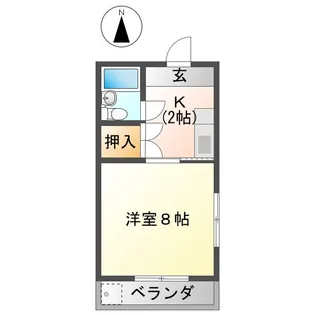 ニューサープラス和【1階】の間取り