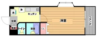 アズビー千里山【5階】の間取り