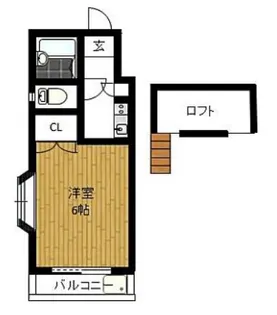 KF水前寺【1階】の間取り