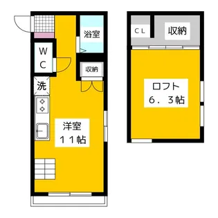 ヴィラ・マローネ【1階】の間取り
