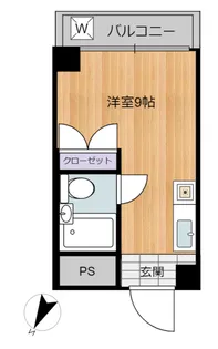 アジュール吉浜【1階】の間取り