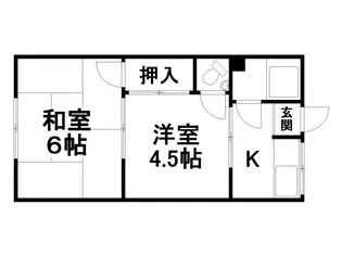 すみれ文化【1階】の間取り