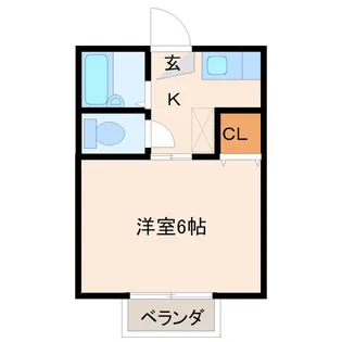 ルネサンス曙【2階】の間取り