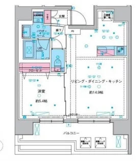 東京都墨田区石原4【マンション】の間取り