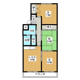 シャルム97【4階】の間取り