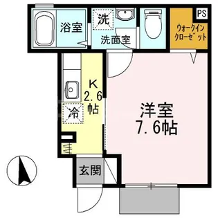 ミズカ ラトゥール【1階】の間取り