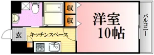 ウイング金屋町ステーションサイド【14階】の間取り