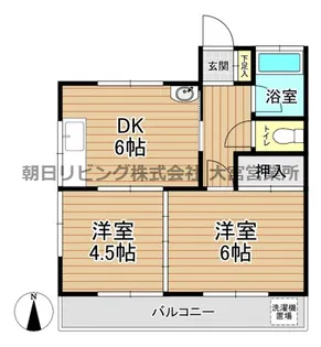 第三静和荘【2階】の間取り