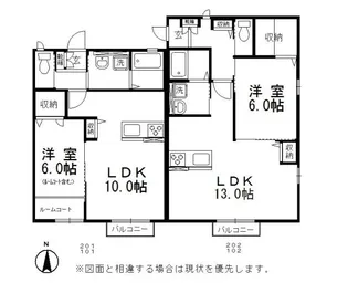 岡山県岡山市南区新保【アパート】の間取り