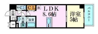 Lion銀山町【6階】の間取り