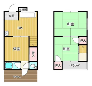 大阪府守口市金田町6【一戸建】の間取り