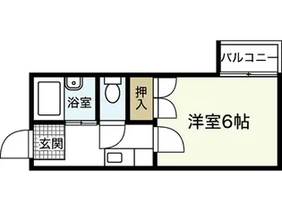 パディフィールド【1階】の間取り