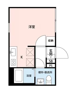 LysBlanc 東日暮里【4階】の間取り