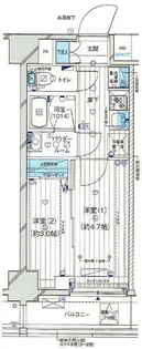 GENOVIA小村井【3階】の間取り
