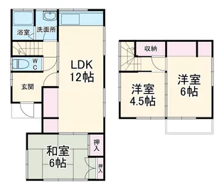 神奈川県平塚市田村7【一戸建】の間取り