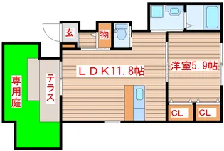 Blue Tree【1階】の間取り