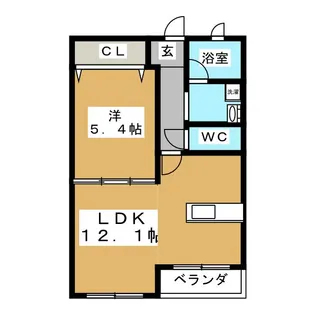liv foresta【3階】の間取り