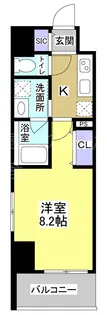 Central S 砂山町【8階】の間取り