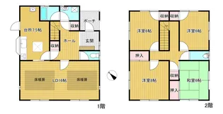 神奈川県川崎市麻生区虹ケ丘3【一戸建】の間取り