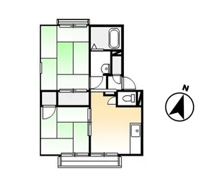 アーバンやましげ B【2階】の間取り