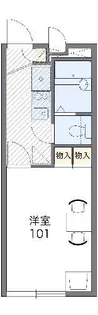 レオパレスセレージュ【1階】の間取り