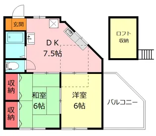 ミレニアムG【2階】の間取り