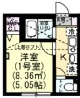 ファミーユ横須賀【2階】の間取り