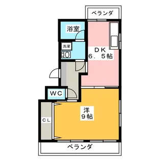 イーストビレッジ【2階】の間取り