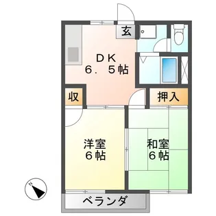 コーポF&T【2階】の間取り