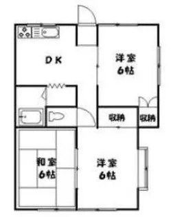 パルムラタ【1階】の間取り