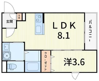 robot home 亀有【3階】の間取り