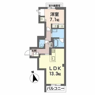 ShaMaison Gardens 垂水駅前【2階】の間取り