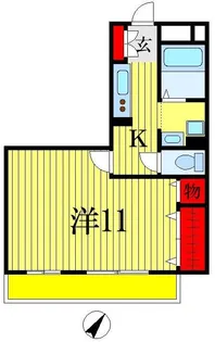 フェリシタドゥジェーム・プルミエ2【2階】の間取り