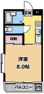 ポルシェ北野町【2階】の間取り