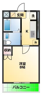 オーガスト’90【1階】の間取り