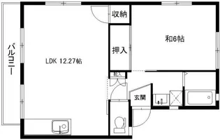 エスポワールII【2階】の間取り