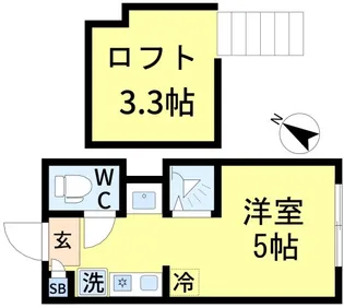 松島四丁目(4)【2階】の間取り