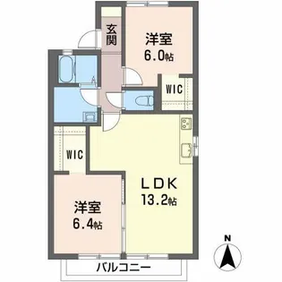 岐阜県岐阜市切通6【アパート】の間取り