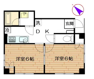 ジョイハイツ【2階】の間取り