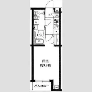 プレール・ドゥーク渋谷幡ヶ谷II【2階】の間取り