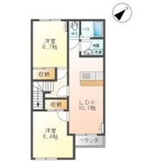 カンタービレ【2階】の間取り