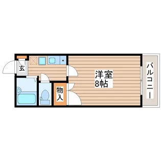 シャルム長町南【2階】の間取り