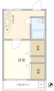 川田マンション【3階】の間取り